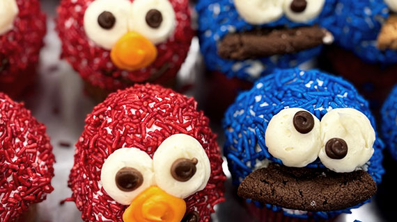 Sesame Street Cupcakes